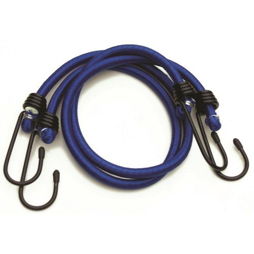 24&#034; Blue Elastic Elasticated Luggage Bag Suitcase Bungee Straps Cord With Hooks