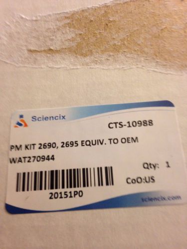 *NEW* CTS (Sciencix) PM Kit for Waters Alliance 2690/2695 HPLC, (WAT2700944)