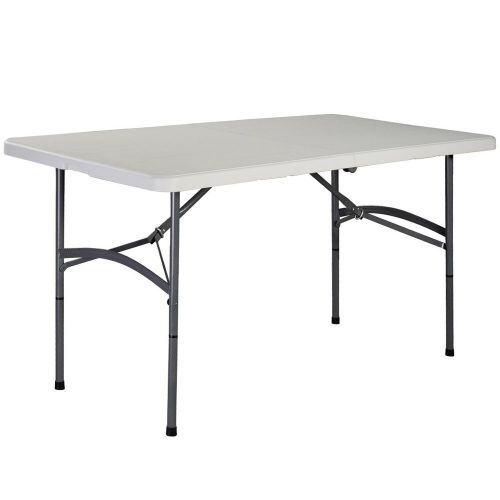 5&#039; Folding Table Portable Plastic Indoor Outdoor Picnic Party Dining Camp Tables