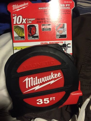 Brand new milwaukee 35ft magnetic tape measure for sale