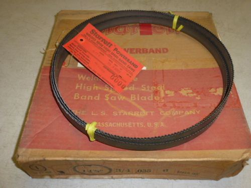 NEW! STARRETT 14&#039;-8&#034; X 3/4&#034; X .035&#034; BANDSAW BLADE, Teeth: 6, STT14290