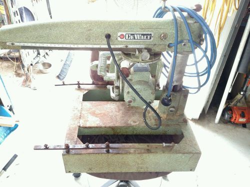 Vintage dewalt radial arm saw model mbf for sale