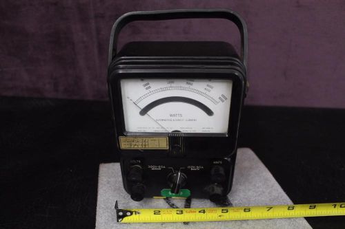 VINTAGE Simpson Electric Co. Wattmeter 880 (880RT) AC/DC WATTMETER