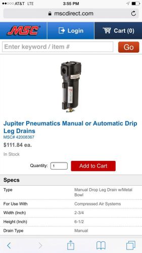 Juniper Pneumatics Air Water Separator With Pressure Regulator