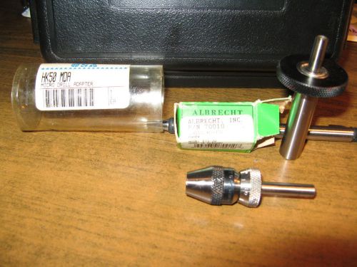 Albrecht Germany micro  0- 1/16 USA  retractable arbor drill chuck tool