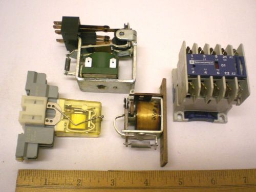 4 relays w/24v ac coils, for sale