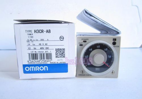 New OMRON Timer H3CR-A8 H3CRA8 24-48VAC 12-48VDC