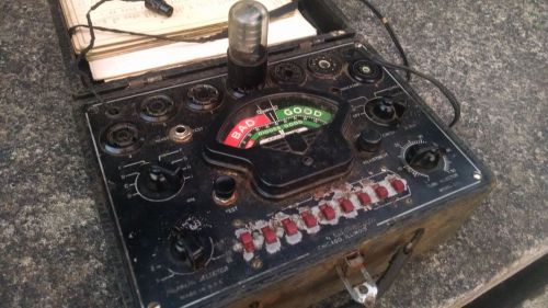 1946  SIMPSON TUBE TESTER  -  MODEL 333   WORKS -  COOL OLD GIZMO