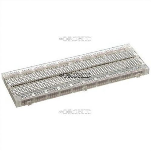 2pcs mb-102 transparent material 830point solderless pcb bread board #7980734 for sale
