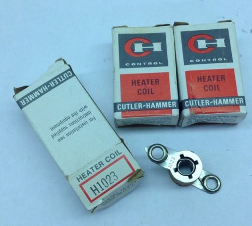 Lot of 3 new cutler hammer heater coils h1023 10177h1023 overload relay control for sale