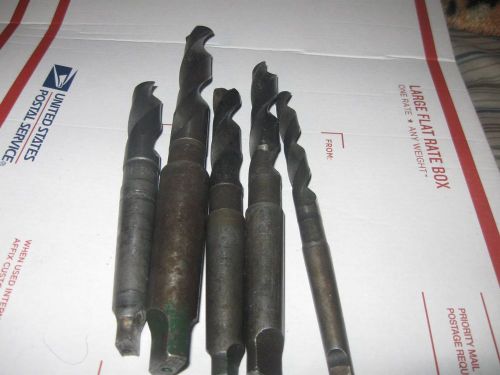 5 taper shank drills  hss usa lot 2