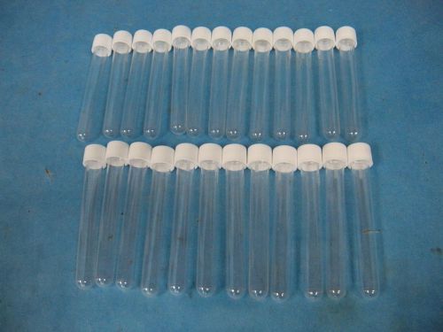 Falcon plastic test tube 125mm x 15mm lot of 25 for sale