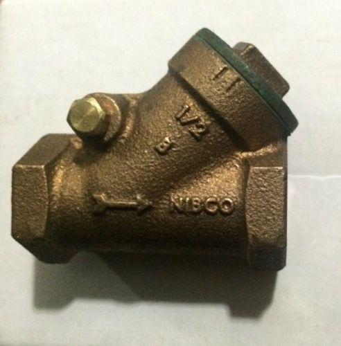 (NEW) NIBCO T413B 1/2 in. Swing Check Valve 4 Available