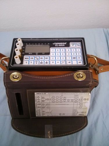 Omega CL-505A calibrator tested and with leather case