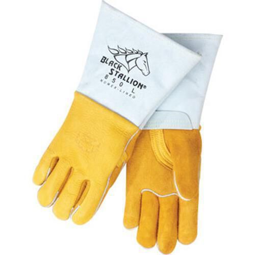 Revco black stallion 850 premium grain elkskin stick welding gloves, small for sale