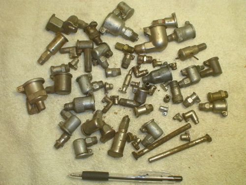 LOT OF ANTIQUE VTG GITS BROS OIL OILER SPRING LID HIT MISS ENGINE CUPS