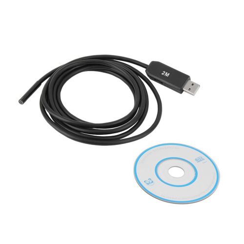 6 pcs led waterproof 5.5mm 2m usb hd endoscope borescope inspection camera f5 for sale