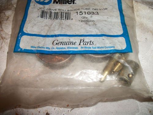 Miller welding Miller Welding Drive Roll Kit P/N 151033 .045 V-GR  Roll NOS