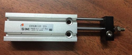 none rotating air pneumatic piston smc japan MODEL: CDUK10-25 25MM stroke