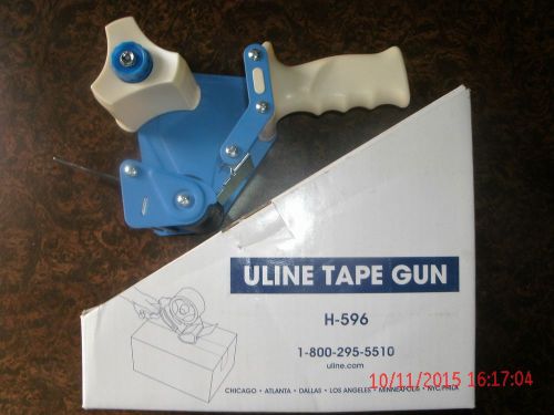 Uline 3&#034; Industrial Heavy Duty Handheld Tape Gun Dispenser H-596