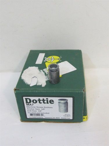 Dottie MA7 Machine Screw Anchor - 50 each
