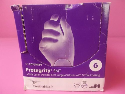 61PR PROTEGRITY STERILE LATEX POWDERFREE SURGICAL GLOVES SIZE 6 EXPIRED7/14 1/15