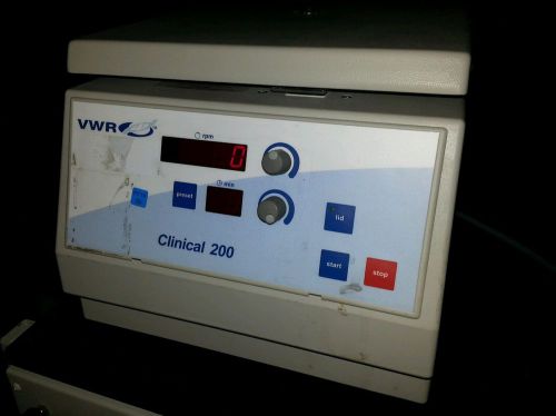 VWR Clinical 200 Laboratory Centrifuge w/ Rotor