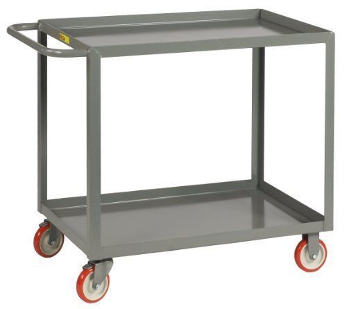Little giant lgl-1832-brk welded service cart with lip shelves  1200 lbs capacit for sale