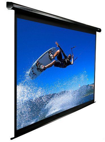 Elite screens vmax113uws2 vmax2 electric projector screen (113 inch diagonal 1:1 for sale