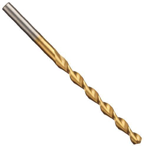 Cleveland 2065tn high speed steel jobbers length drill bit  tin coated  round sh for sale