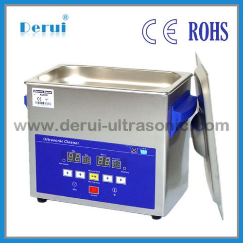 stainless steel ultrasonic denture cleaner DR-LQ45 4.5L digital and heating