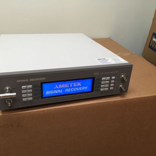 Signal recovery (ametek) 7265 dsp lock-in amplifier 1mhz - 250khz mint cond nr for sale