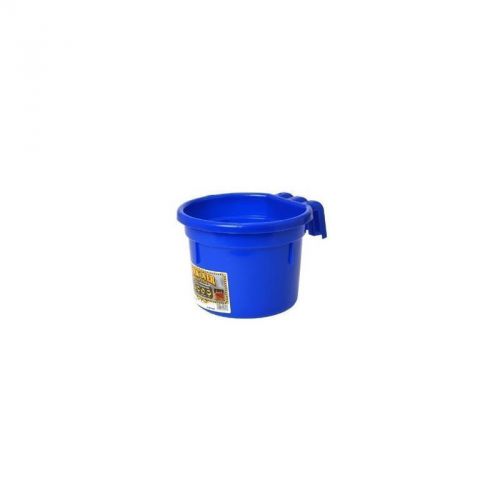 Hook over feed pail 8 quart blue livestock for sale