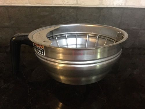 BUNN Splash Guard SS Coffee Filter Funnel Brewer Basket