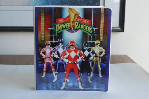 Mighty Morphin Power Rangers 3 Ring Binder Vintage Saban 1993 (New Old Stock)