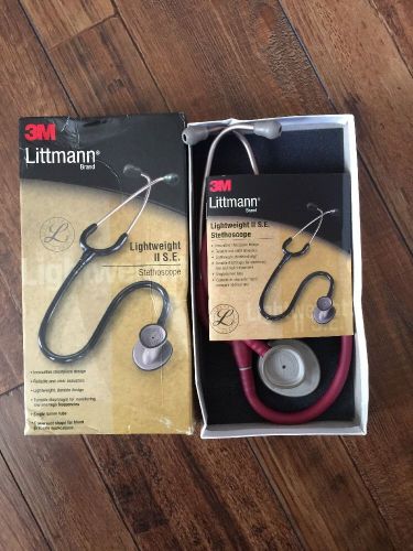 3M Littmann Lightweight II SE Stethoscope - 2451 - 28&#034; Burgundy Tube