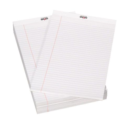 Legal pads 8.5&#034; x 14&#034; white 50 sheet/pad perforated heavy chipboard back legacy for sale