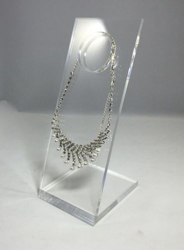 Clear Acrylic Plexiglass Necklace Jewelry Stand Countertop Display 11620-7A