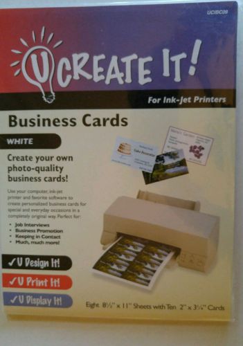 U CREATE IT ! BUSINESS CARDS