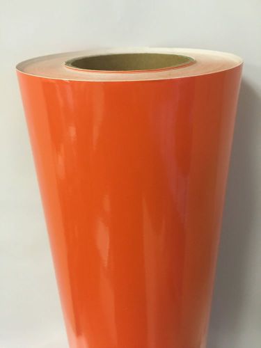 Orange Glossy  Vinyl 24 &#034; x  150 Feet  Plotter Cutter  Liquidation best Deal