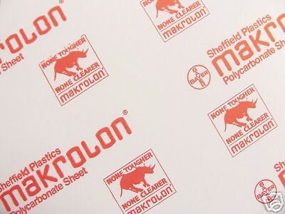 polycarbonate clear makrolon 1/4&#034;  X  48&#034;  x 10&#034;