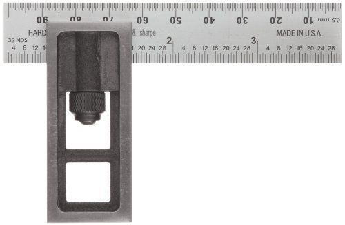 Brown &amp; Sharpe 599-555-2 Metric/Inch Adjustable Double Square