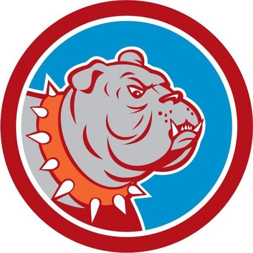 30 Custom Bulldog Art Personalized Address Labels
