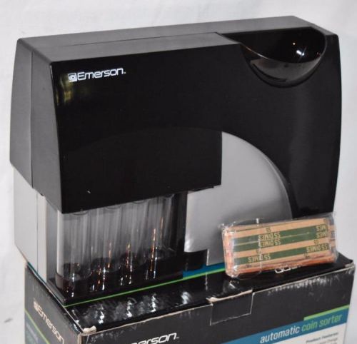 Emerson Automatic Coin Sorter Change 1633724 includes assorted coin wrappers NIB