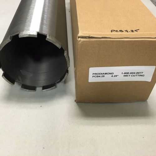 4-1/4&#034; pro series diamond wet core bit with 5/8-11&#034; thread for concrete masonry for sale