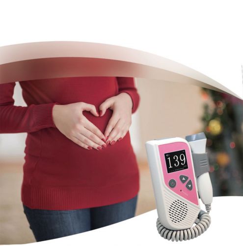 Fetal Doppler  LCD Ultrasound Prenatal Detector Fetal Baby Heart Rate Monitor
