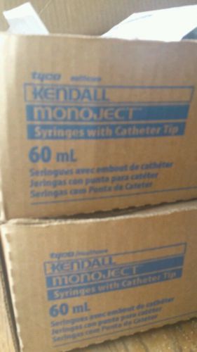 Kendall Monoject Syringes with Catheter Tip 60mL- lot of 42