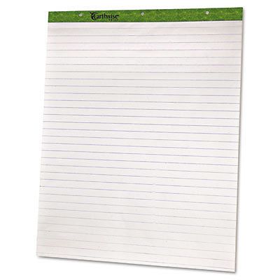 Flip Charts, 1&#034; Ruled, 27 x 34, White, 50 Sheets, 2/Pack