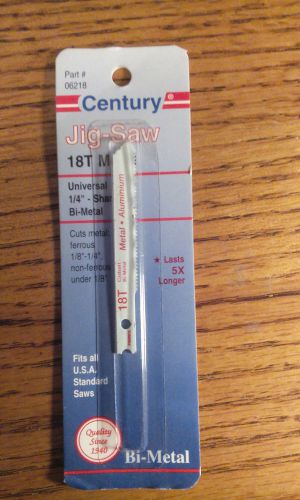 Century Drill and Tool 6218 Universal Shank Cobalt Bi-Metal Jig Saw Blade 18T