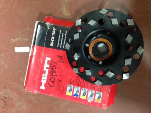 Unused hilti dg-cw 150/6&#034; diamond cup wheel for dg150 grinder for sale
